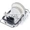 Expandable Dish Drying Rack Over The Sink Adjustable Dish Rack in Sink Or On Counter Dish Drainer with Utensil Holder