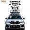 Genuine Body Kits For BMW X3 G01 Modified X3M Front Bumper With Lower Grille Flog Lamp Grille Rear Diffuser With Exhaust Pipe