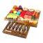 Acacia Wood Charcuterie Platter Serving Meat Cheese Board With Knives