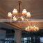 contemporary christamas 6 lights crystal glass chandelier light