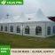 10x10m Large White PVC Outdoor Cover Cheap 80 People Canopy Wedding Party Trade Fair Garden Exhibition Pagoda Tent with Glass Wall