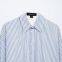 European style women's casual blouse with fashionable stripes and loose chiffon fabric, featuring long sleeves.