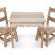 Wooden Children Table and 2 Chairs Set