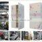 Printing modern portable bedroom furniture flower cover wooden wardrobe closet