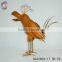 rusty metal bird art crafts inside decoration