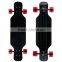 2016 new design pp plastic skateboard longboard with high rebound pu wheels