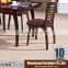 Dining room furniture color in walnut wood furniture