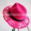 Autumn Winter Fedora Hat Creative Painting Large Brim Women Sun Hat