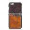 2016 Wholesale Cell Phone Case For iPhone 6s, Card Leather Cell Phone Case For Sale