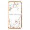 Secret Garden Soft TPU Cover Case with Simple Flowers Pattern for Samsung S7