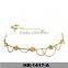 2015 Wholesale fashion europe hair band hot selling gold hair band