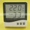 Indoor and outdoor digital thermometer and hygrometer