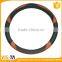 Factory Supply Bus Steering Wheel Cover , Custom Design Heated Genuine Leather Car Steering Wheel Cover
