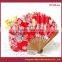 2015 Fabric hand held fan for business present Shell Shape