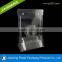 Transprent disposable plastic blister packaging for electronic
