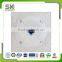 White Colored Simply Style Faux Leather 3D Tile For Home Decoration