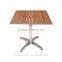 Good prices outdoor aluminum wooden restaurant table