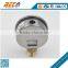 custom available 1/2" NPT 0-6 bar double pointer pressure gauge