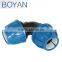 pp plastic compression quick pipe fitting 90 degree equal elbow