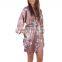 japanese kimono robe silk chinese printed bridesmaid cover up cheap women beach dresses                        
                                                Quality Choice