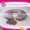 High Quality Flaxseeds and lavender Yoga heat therapy u shape Neck pillow for beautify