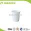 Disposable double wall paper cheap cups white plain