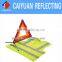 CY Warning Triangle Reflective Vest High Visibility Reflector