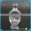 Hot Sale 50ml Cool Design Alien Shaped Transparent Glass Wine Bottles