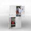 Smart knock down stainless steel 4 door locker