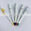free samples promotional plastic pen with S on the clip