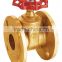 lead free brass press ball valve with nsf/csa approval
