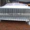 Steel pipe roadside barriers