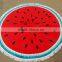 watermelon shaped round beach towel with low price