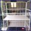 Nestable Roll Mesh Container with Plastic Pallet