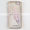 Perfect 3D printing electroplating feathers tpu phone case for iphone series