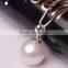 white color fresh water 9-10mm necklaces pendants simple designs for wholesale