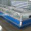 Supermarket Island Display Meat Freezer Showcase With Remote Compressor
