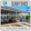 sunnyshed terrace canopy for carport with polycarbonate sheet