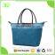 Plain Colour Canvas Tote Changing Bag Handbag with Leather Handle