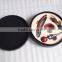 Elegant round wooden tool box 4 pcs wine accessory set