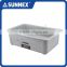 SUNNEX Eco Friendly Unique Full Size Black Water Pan Stainless Steel Cover & Food Pan 13.5Ltr. CE Approved Electric Chafing Dish