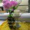 white electric candle with holder