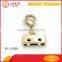 Custom trending hot products quality metal keyring charm
