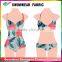 2016 Fashionable Flower Printed Girls Bathers Fabric And Bathing Suit Fabric