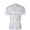 Camouflage nylon polyester short sleeve quick dry polyester running shirt