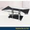 5mm black painted tempered coffee table top glass