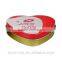 Pretty Candy and chocolate tin cans Heart Shaped Gift Tin boxs