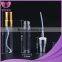 5ml clear glass perfume bottle with aliuminum spray