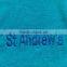 Solid blue color terry cloth towel poncho for surf changing clothes