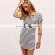 SheIn Black And White Striped Women's Slim Fit Casual Summer Dress 2016                        
                                                Quality Choice